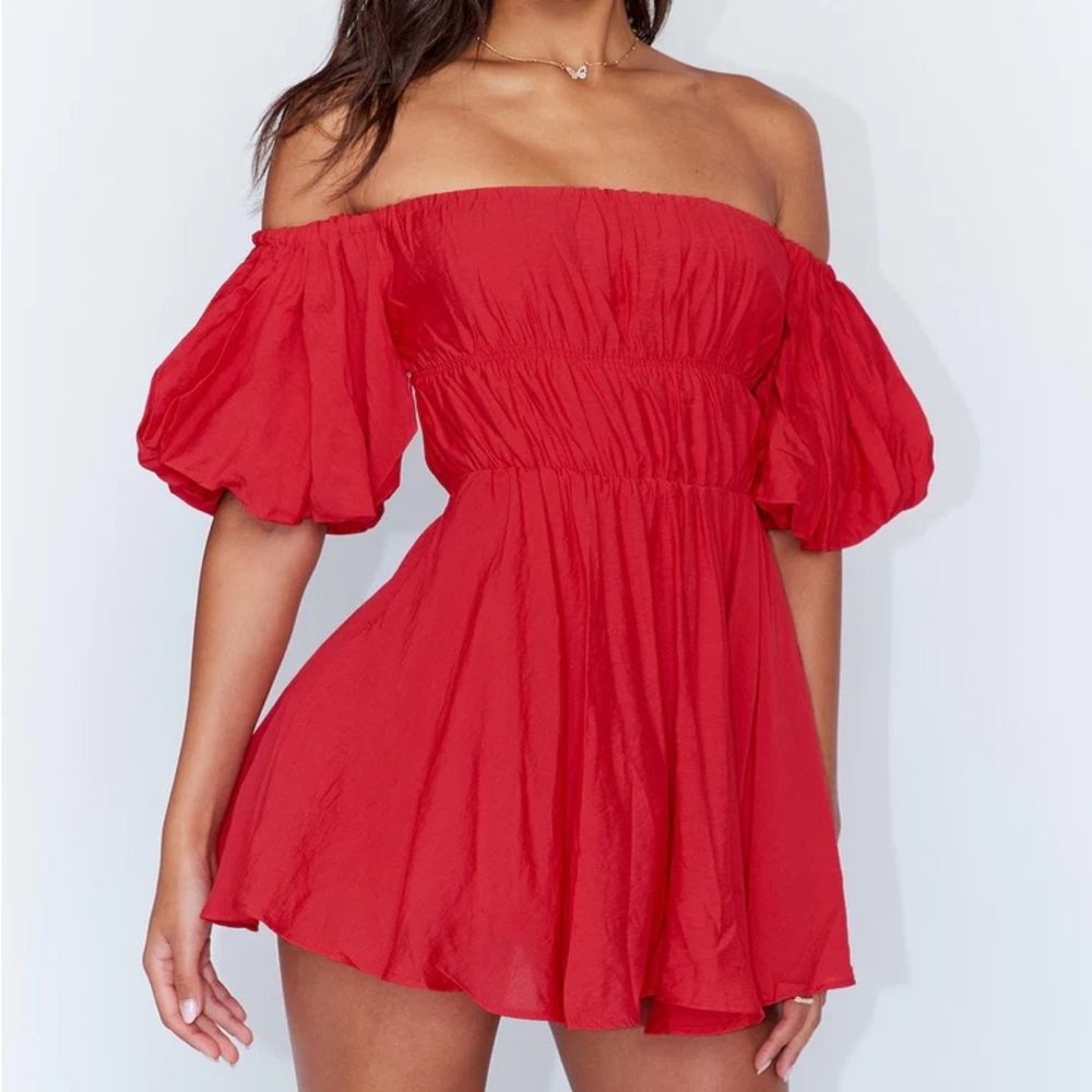 Princess Polly | Halton Mini Dress Red | Size 8